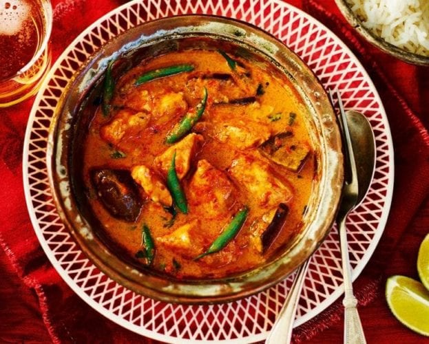 Thai red chicken curry