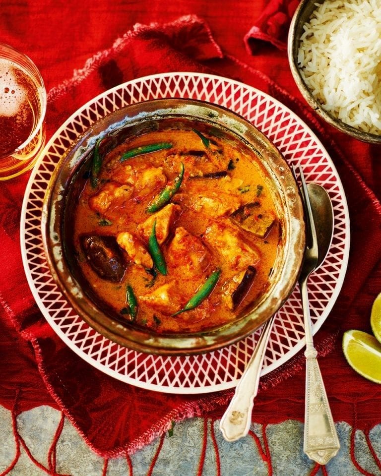 Thai red chicken curry