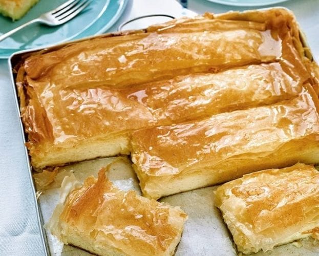 greek custard tart
