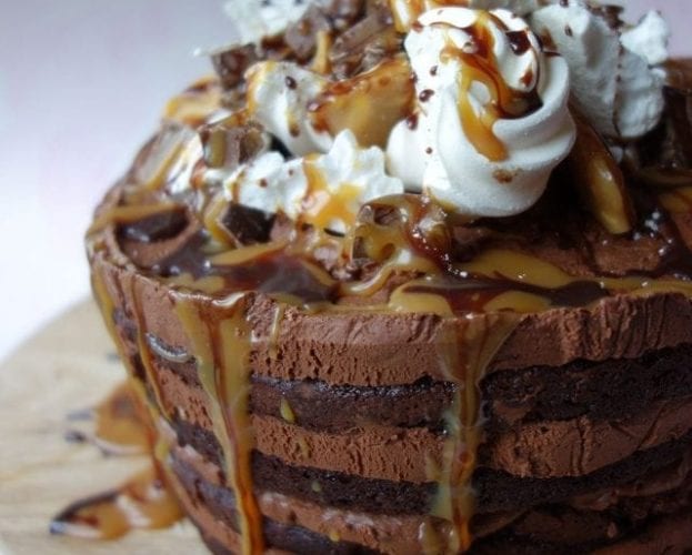 Chetna Makan's chocolate mousse layer cake