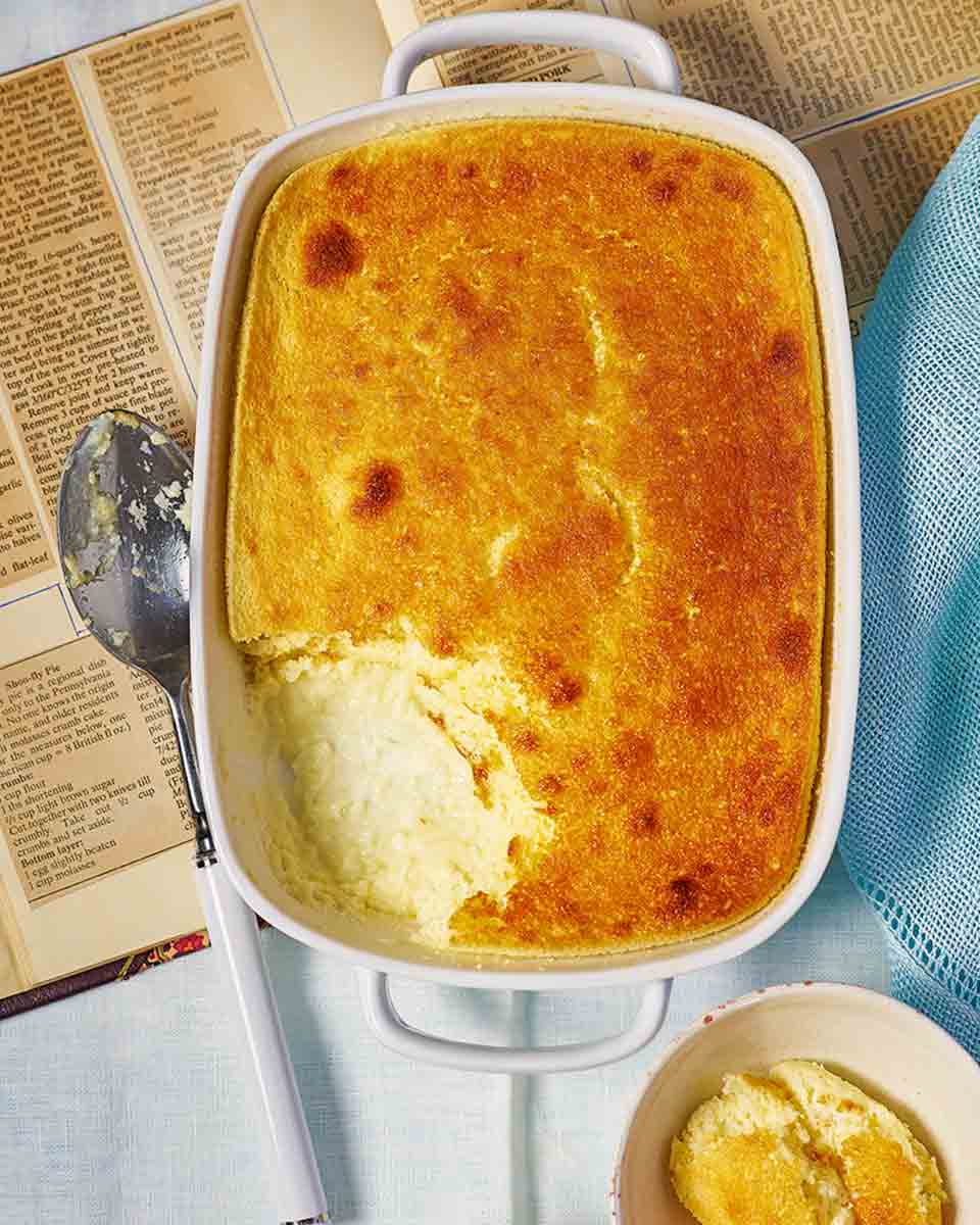 Thane Prince's baked lemon pudding recipe delicious. magazine