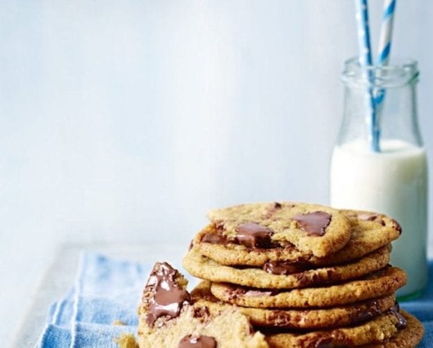 gooey chocolate chip cookies