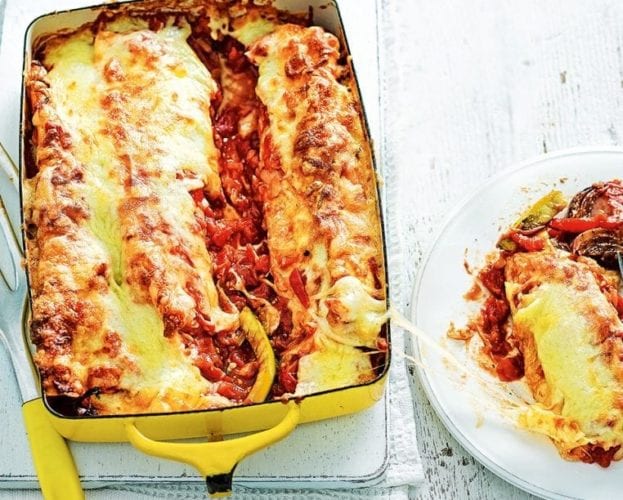 Chicken enchiladas