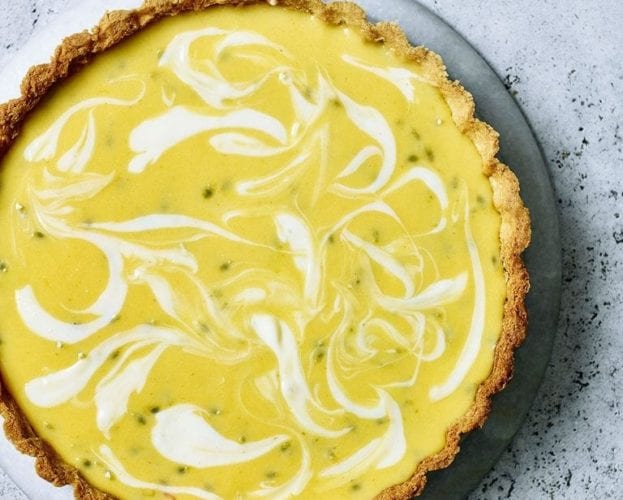 White chocolate and limoncello cheesecake