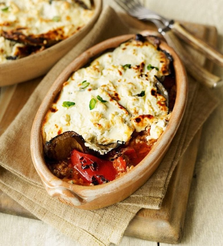 Quick moussaka pots