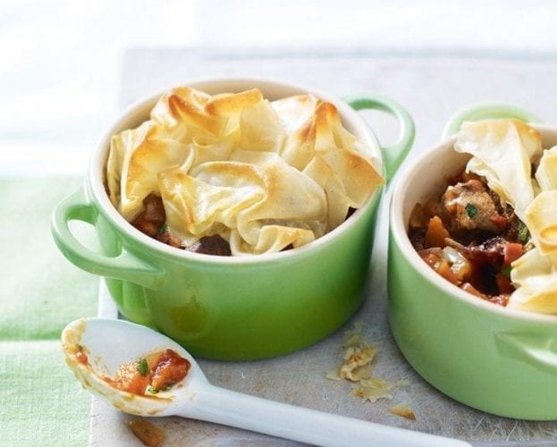 Moroccan lamb pot pies