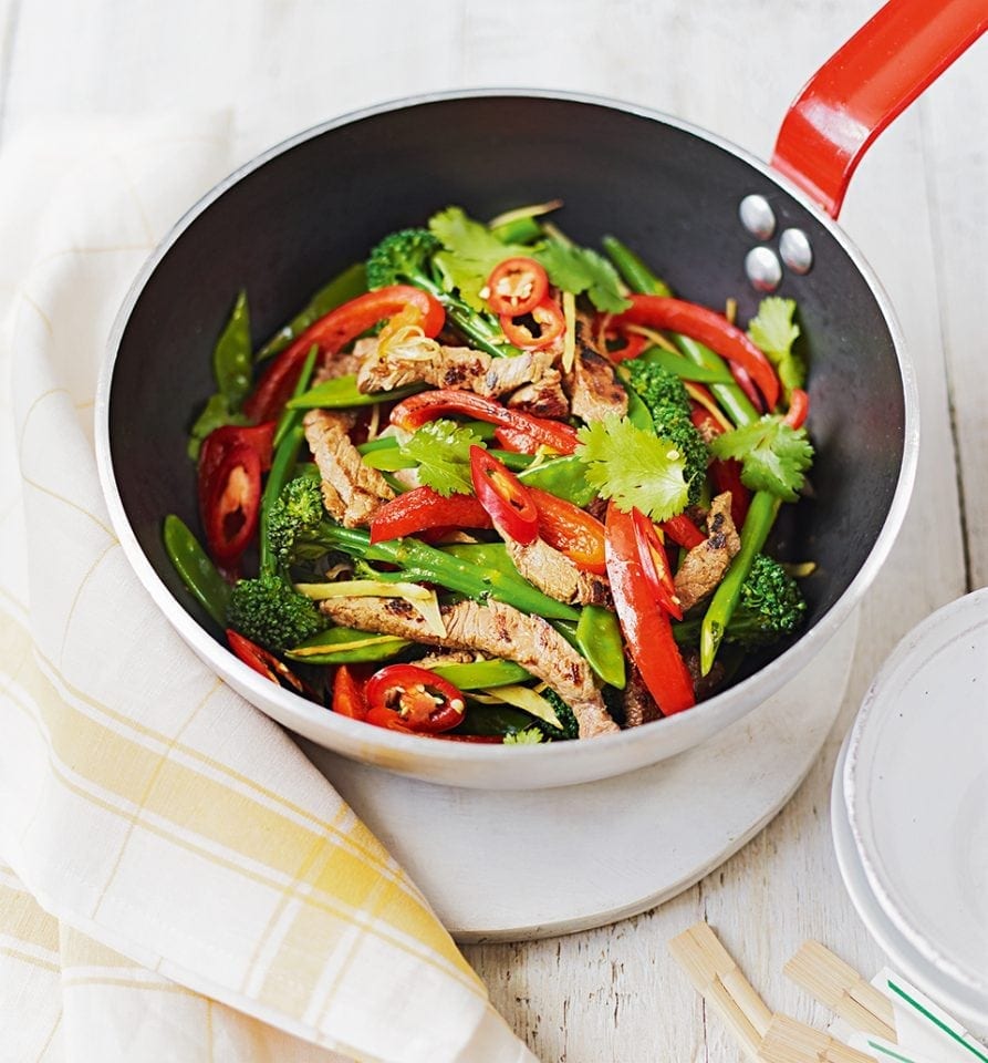 Sticky beef stir-fry recipe | delicious. magazine