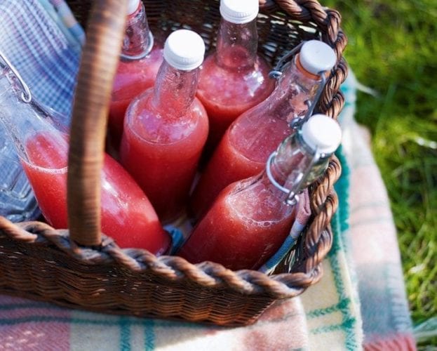 Watermelon and strawberry crush