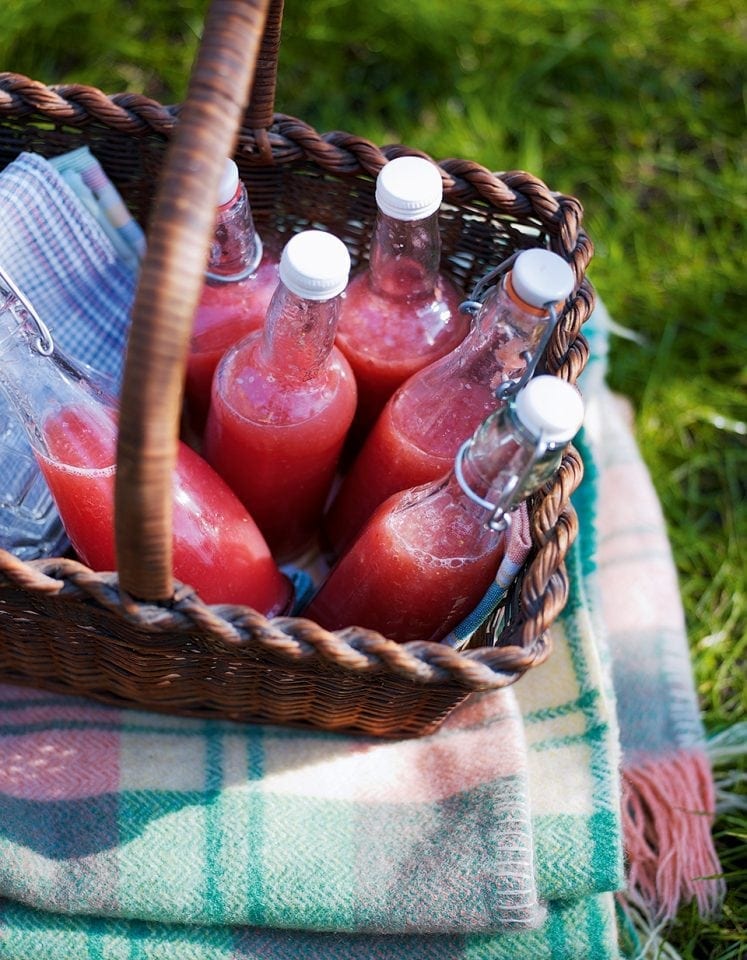 Watermelon and strawberry crush