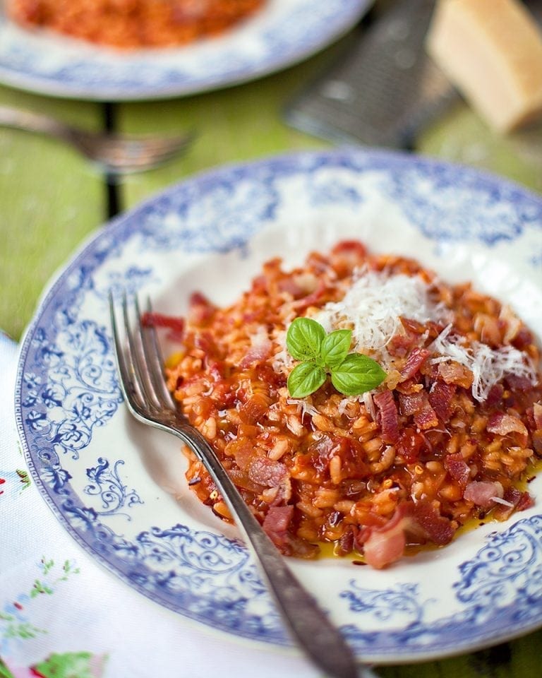 Risotto all'arrabbiata recipe delicious. magazine