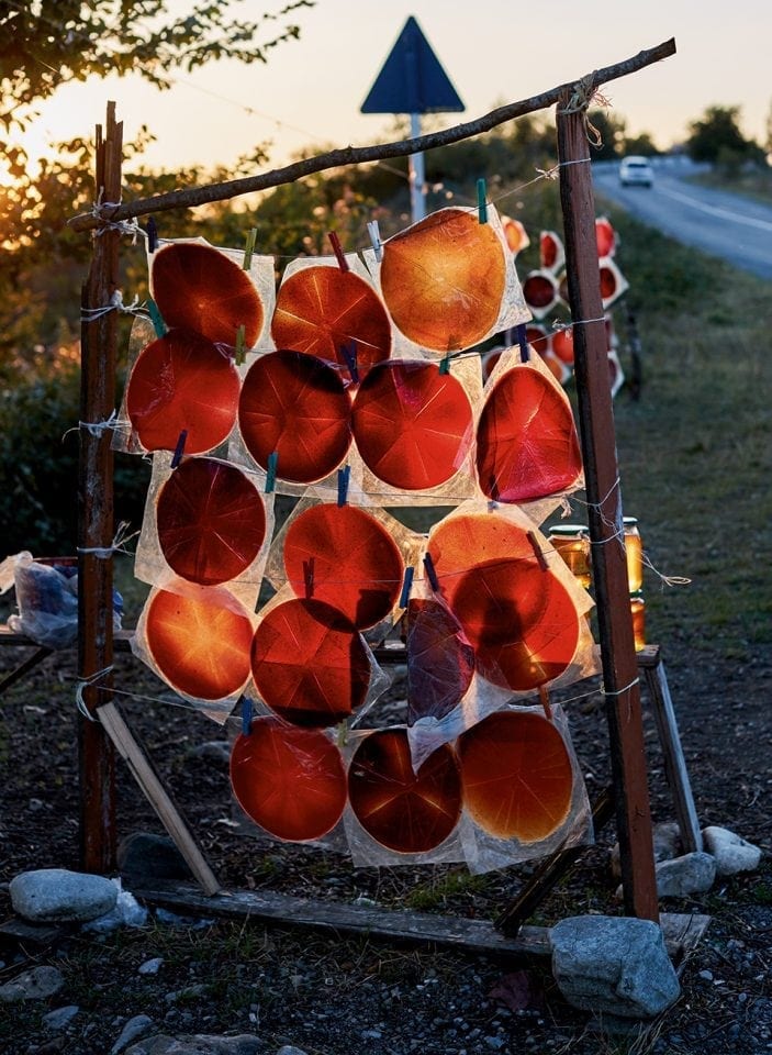 Plum fruit leather