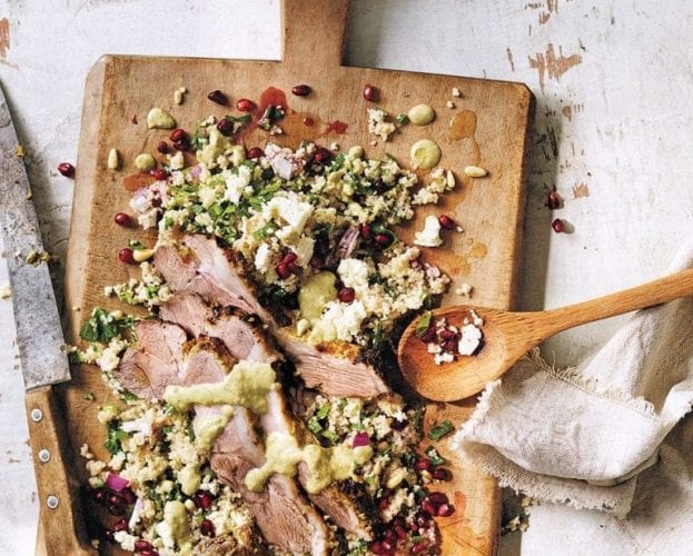 minty yogurt lamb