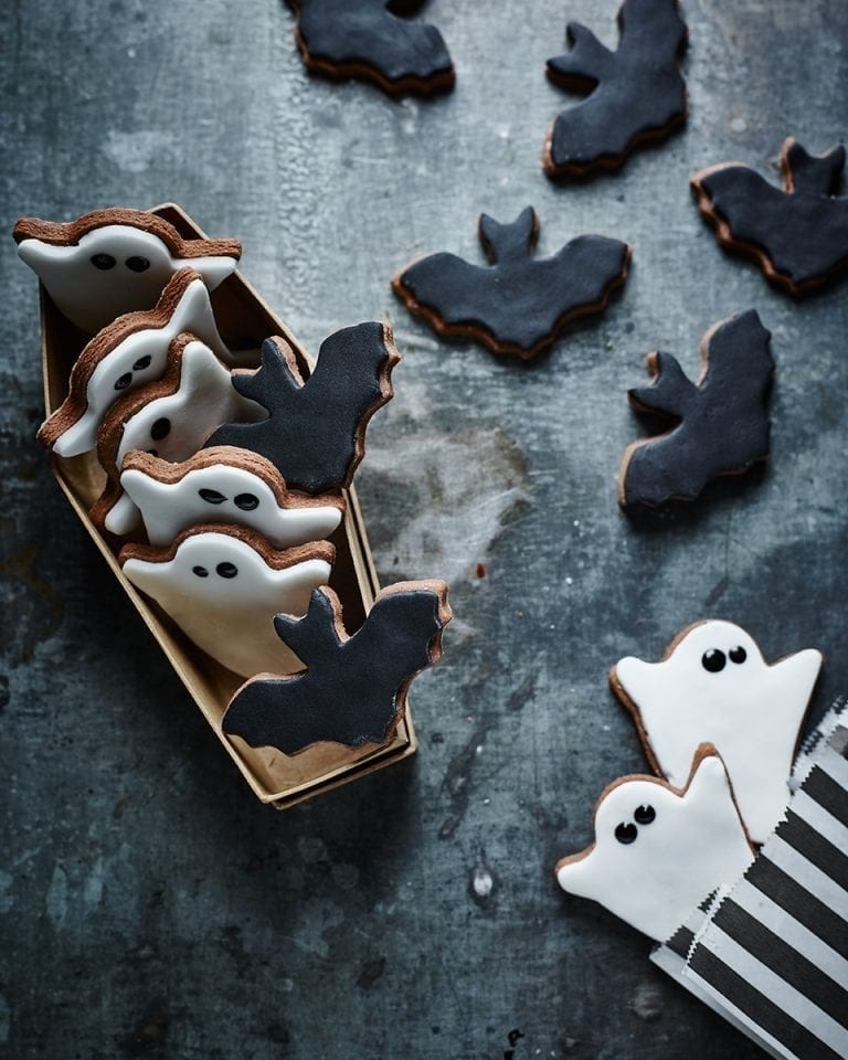 Halloween chocolate cookies