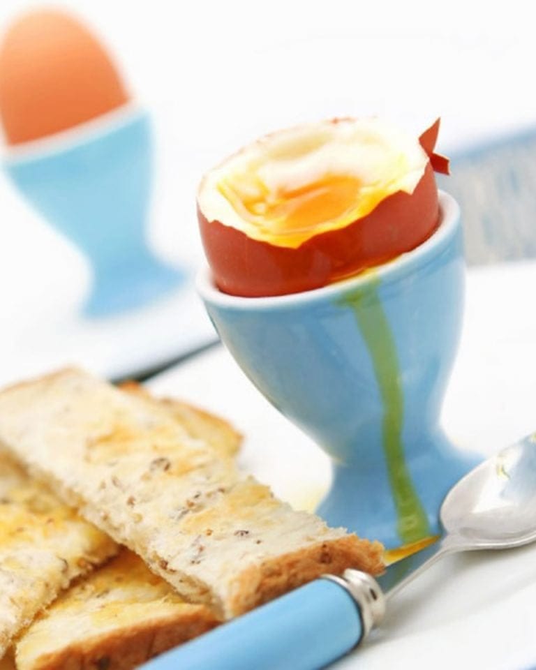 Boiled egg with soldiers