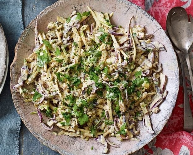 Miso ginger coleslaw