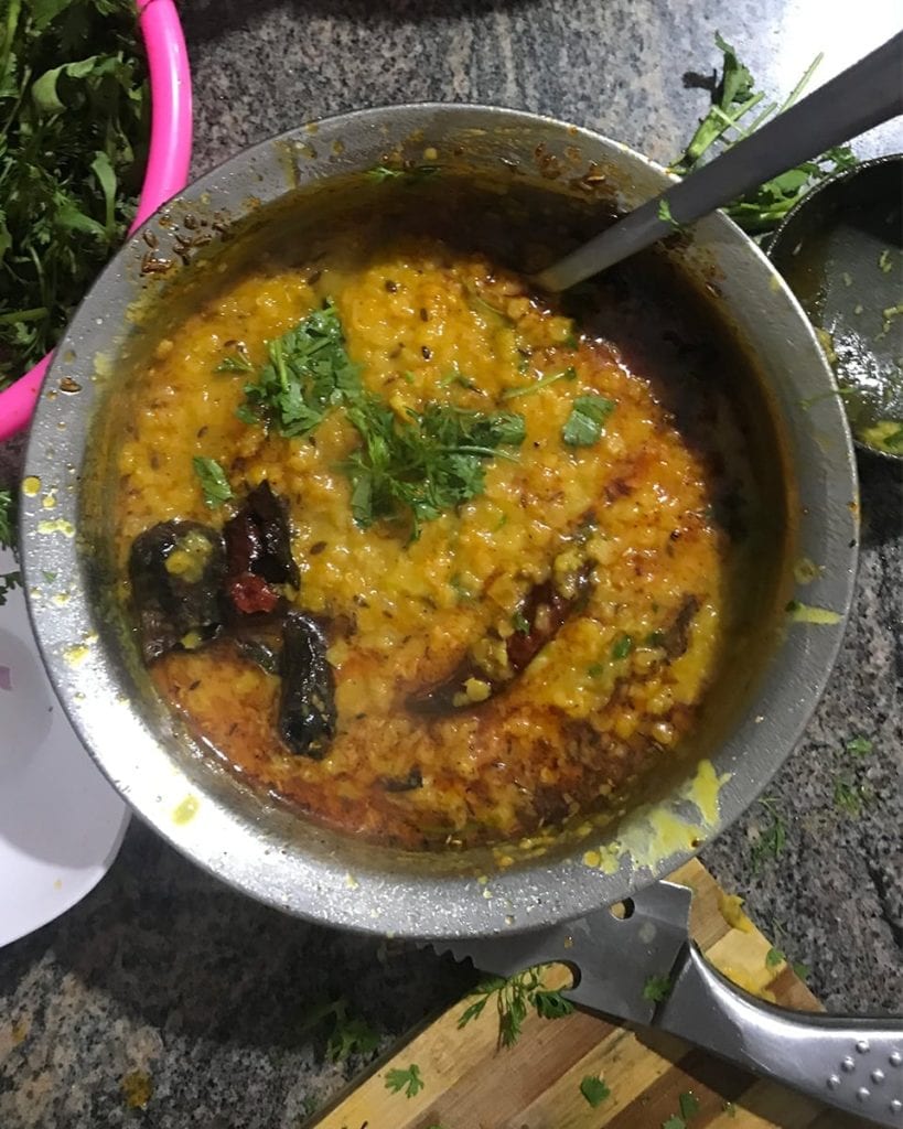 Making dhal