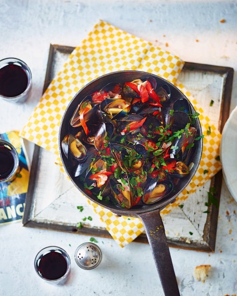 Moules Basquaise