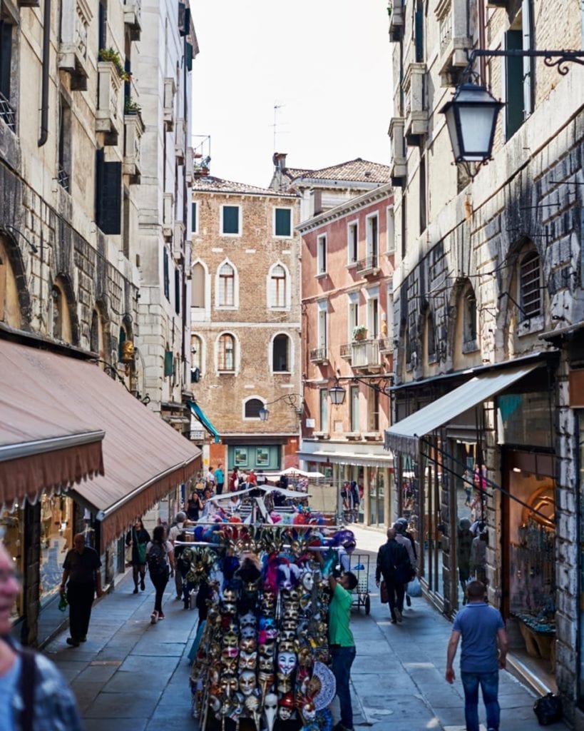 Image of streets in Venice