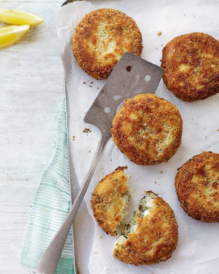 Cod and parsley fishcakes