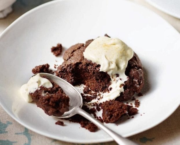 warm double chocolate cookies