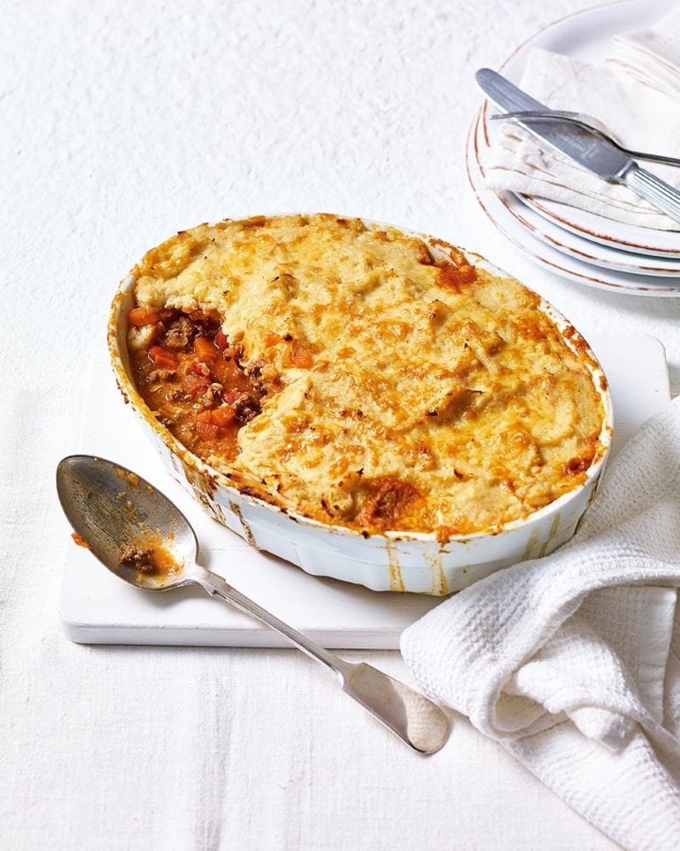 Lighter cottage pie