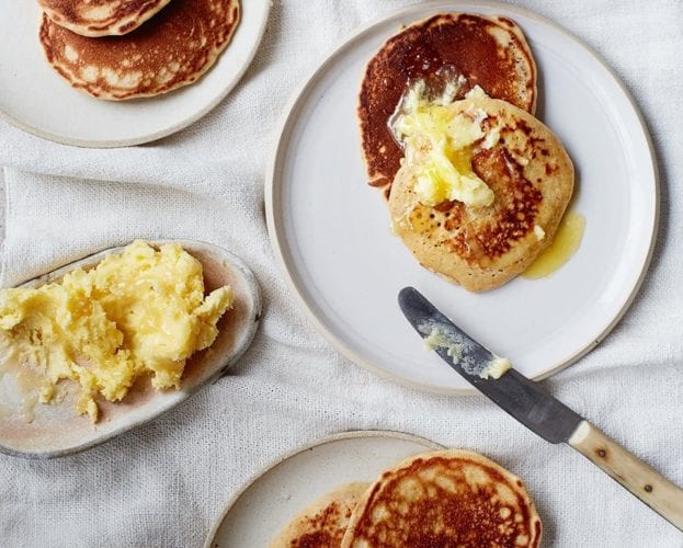 Cinnamon drop scones with honeyed butter