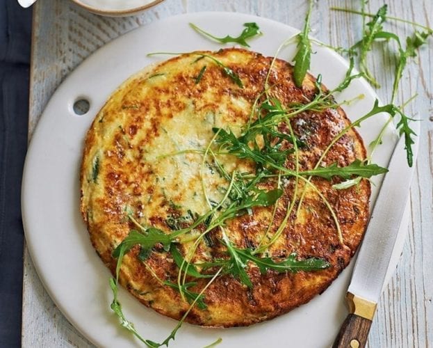 frittata with cheese