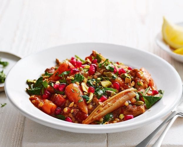 Leftover chicken tagine
