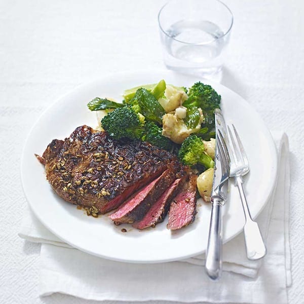 Image of steak and veg