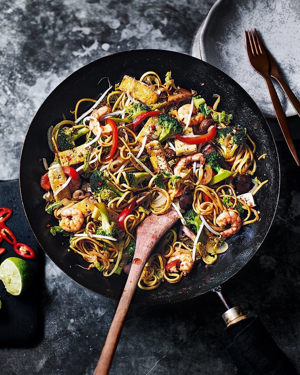 Prawn, cabbage and sichuan pepper stir-fry recipe | delicious. magazine