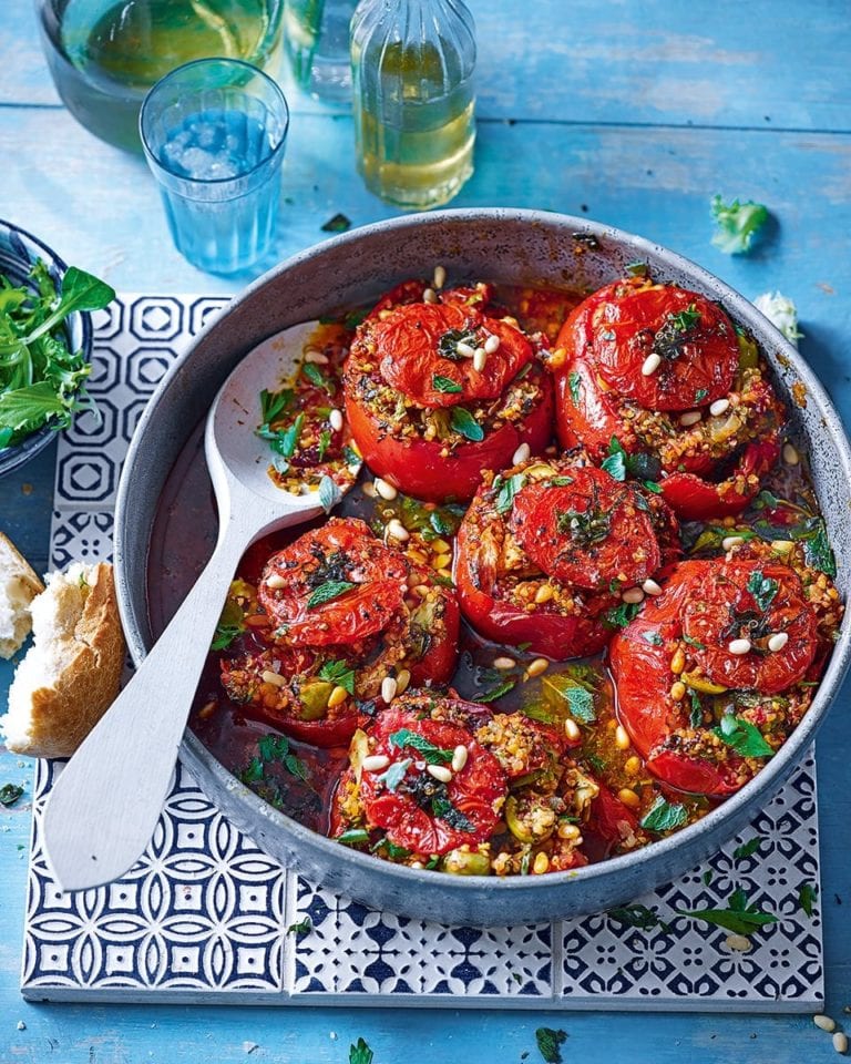 Stuffed baked tomatoes