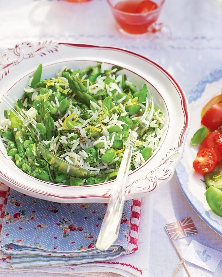 Asparagus spring salad