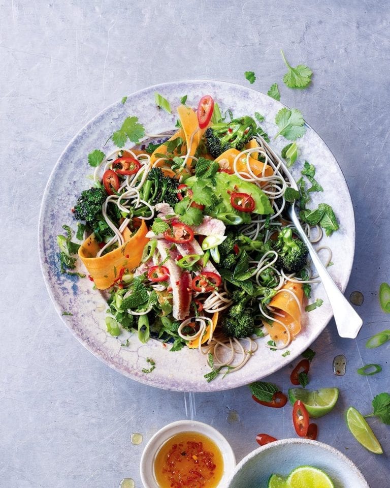 Thai-style tuna and broccoli salad