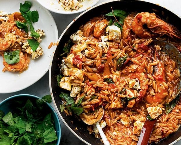 Image of Ottolenghi's prawn orzo