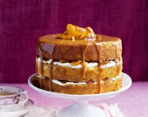 Apple caramel layer cake – video