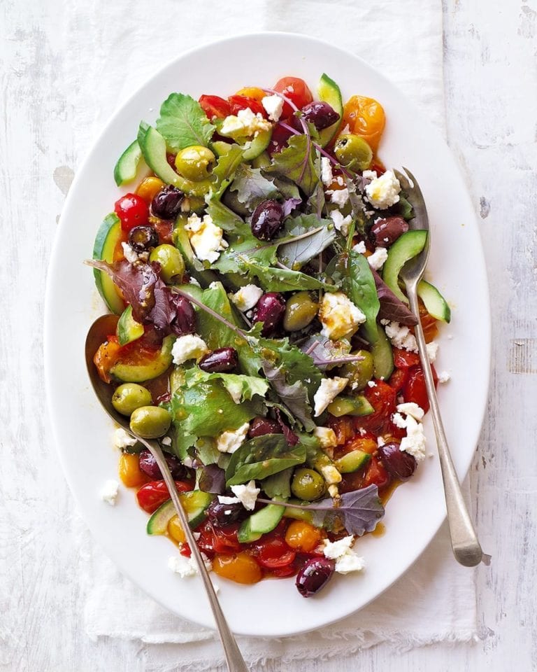 Marinated Greek salad