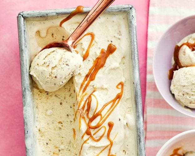 Brown butter salted caramel gelato