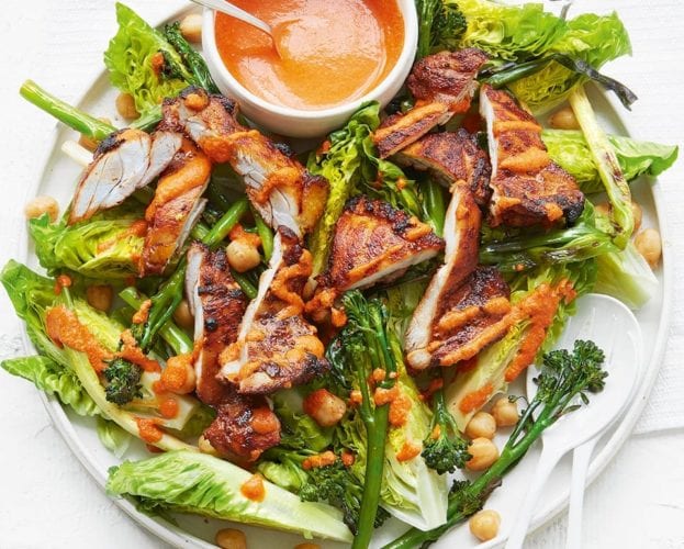 charred chicken salad