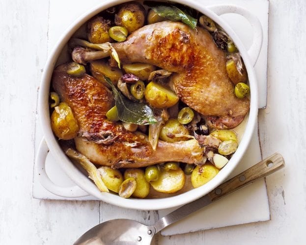 Quick chicken cacciatore