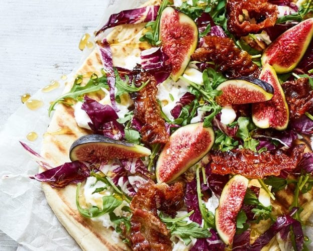 Fig pizzas