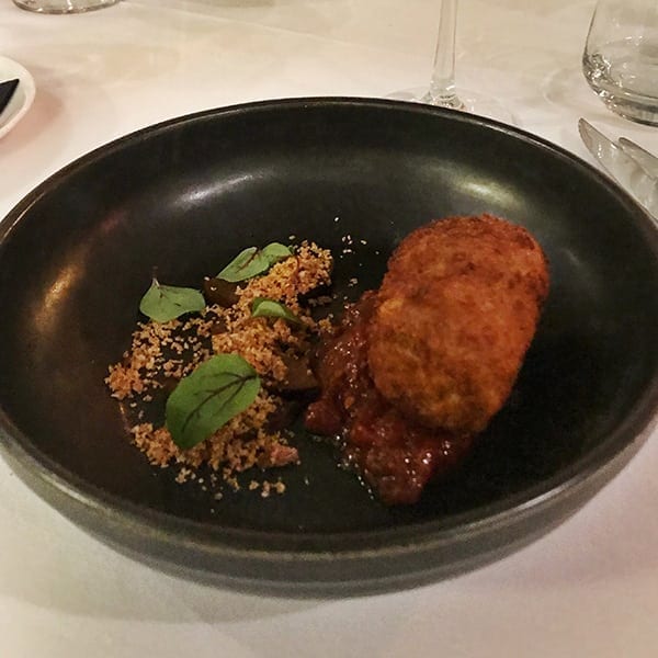 Image of an ox tongue croquette