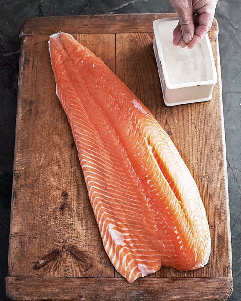 How to skin and pin bone fresh salmon