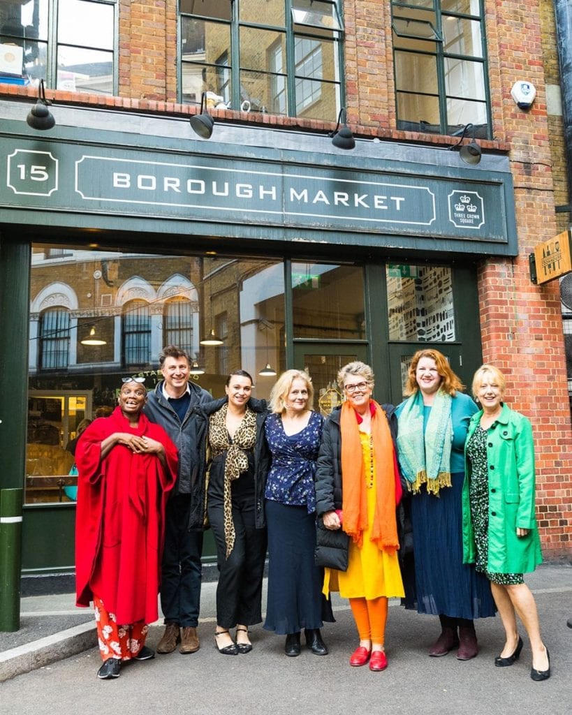 Produce award judges at borough market