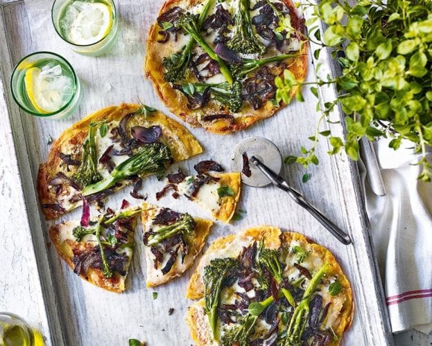 socca pizzas