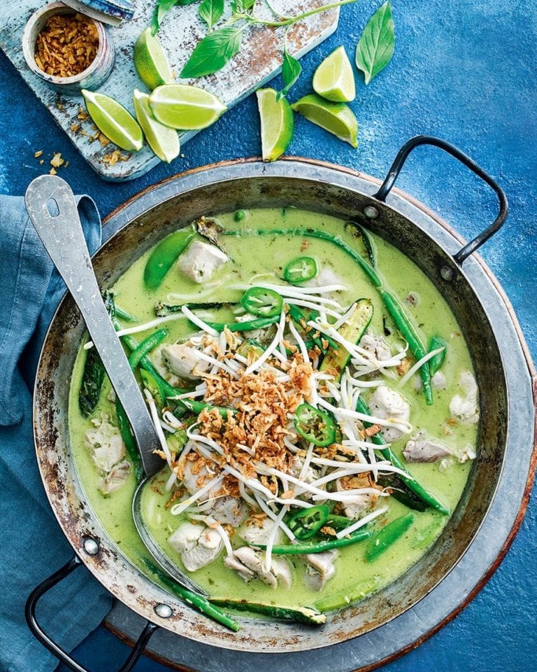 Thai green chicken curry 