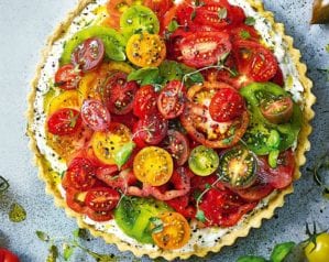 ricotta and tomato tart