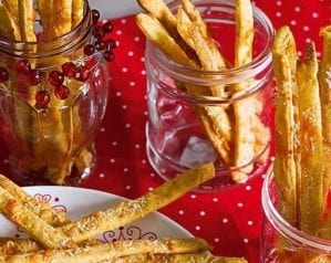 Quick and easy cheese straws – video