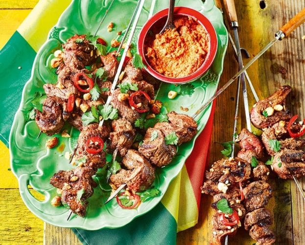 Chinchinga beef skewers