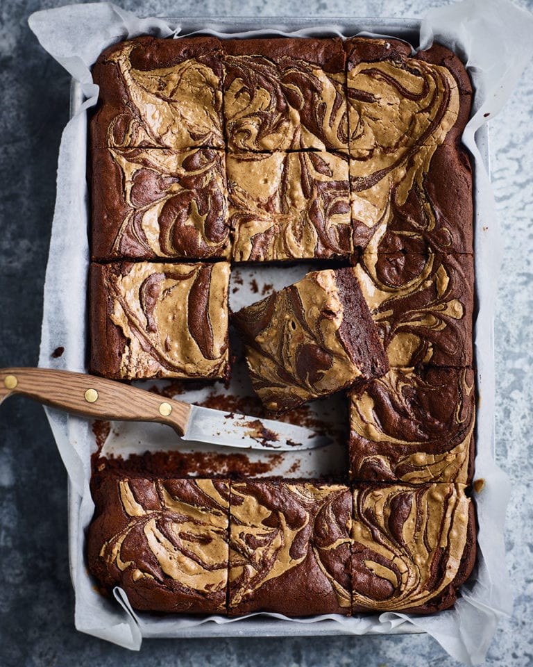 Peanut butter brownies