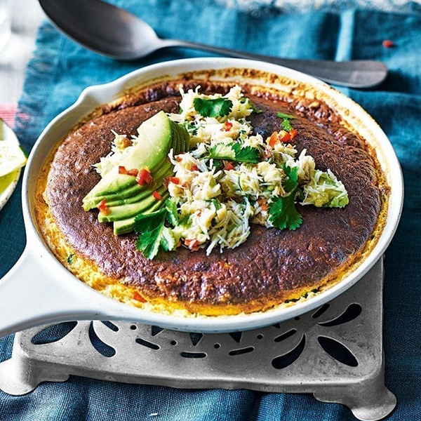 Crab souffle